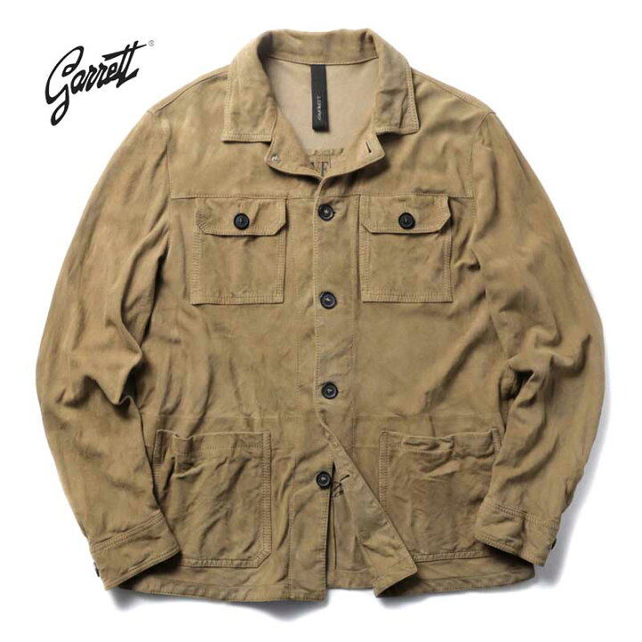 楽天市場】GARRETT / ギャレット｜スエードレザーフィールドジャケット 