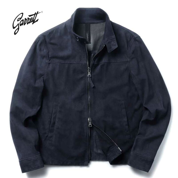 楽天市場】GARRETT / ギャレット｜スエードレザースタンドカラージップ 