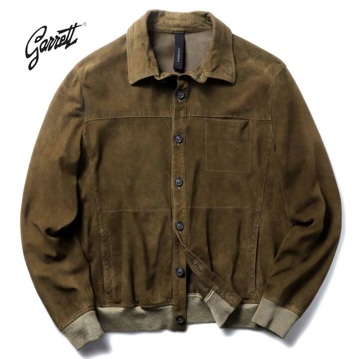 楽天市場】GARRETT / ギャレット｜スエードレザーブルゾン(1763 