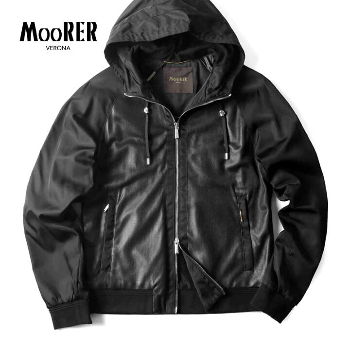 楽天市場】【55%OFF】 MOORER / ムーレー｜パンチングレザー×ナイロン 