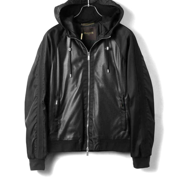 楽天市場】【55%OFF】 MOORER / ムーレー｜パンチングレザー×ナイロン 