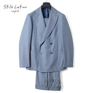 �y50%OFF�zStile Latino / �X�e�B�����e�B�[�m�b�E�[���R�b�g���f�j����4B�_�u���X�[�c(EMILIO)�b�i���C�g�u���[�j�b �t�� �G�~���I �A�b�g���[�j �_�u���u���X�g�X�[�c �r�W�l�X �����Y �C�^���A 