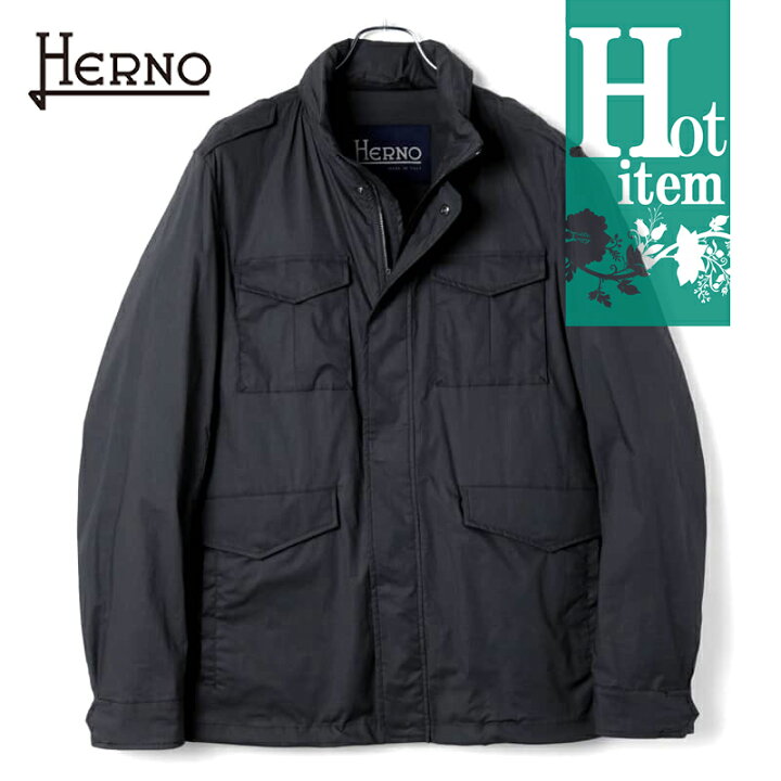 楽天市場】HERNO / ヘルノ｜軽量コットンストレッチM-65型ジャケット 