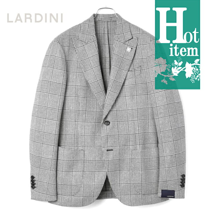 楽天市場】LARDINI / ラルディーニ｜ウールシルクサマーツイードグレン  