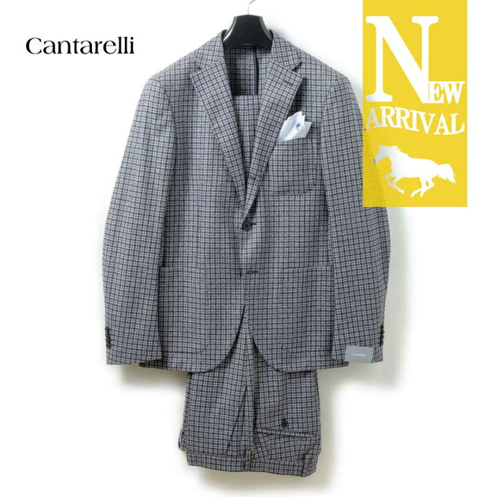 楽天市場】Cantarelli / カンタレリ｜チェック柄ウールライトツイード  