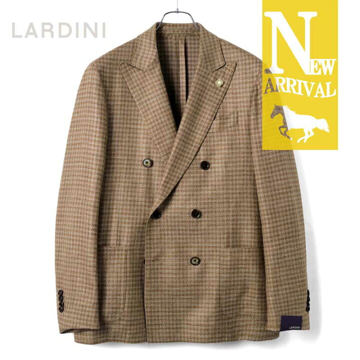 楽天市場】LARDINI / ラルディーニ｜ZEGNA製ウールシルクリネン千鳥格 