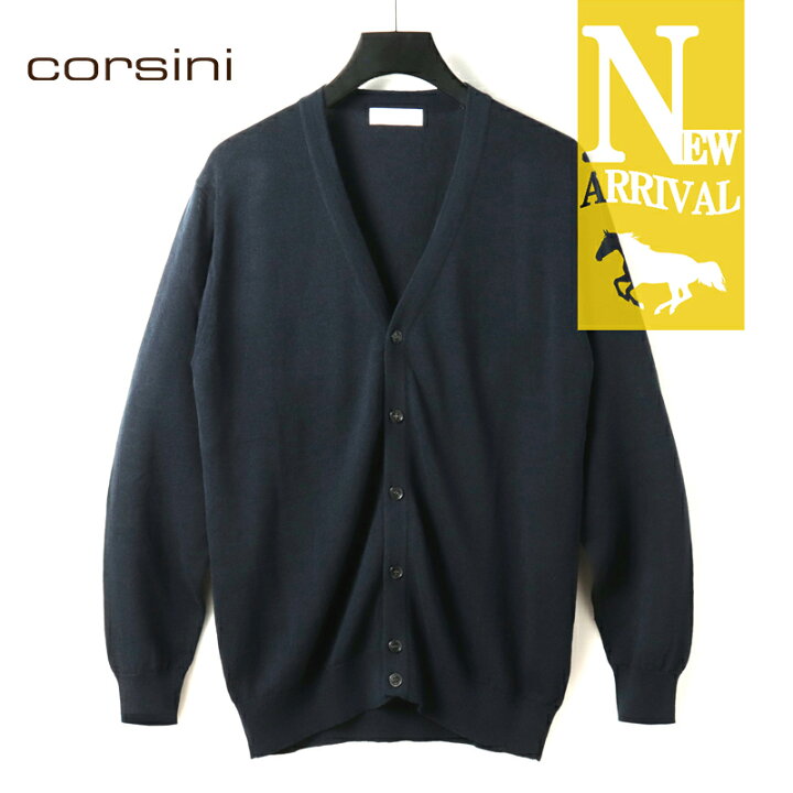 楽天市場】corsini / コルシーニ｜リネンコットン12GVネックニット 