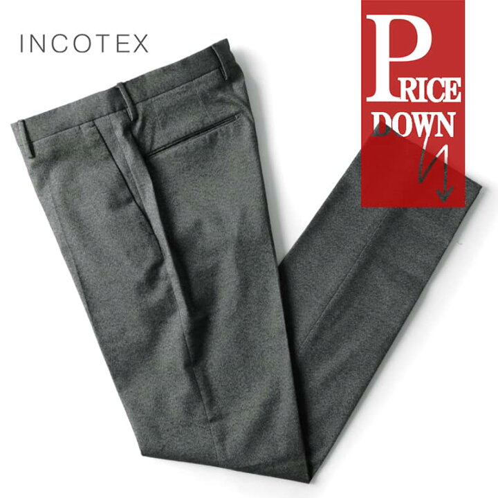 楽天市場】INCOTEX / インコテックス｜コットンストレッチスリム 
