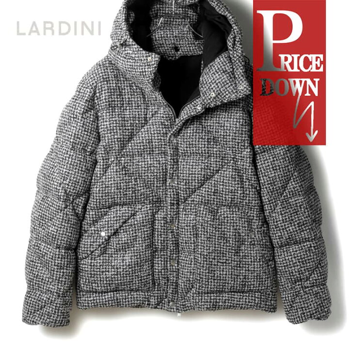 楽天市場】LARDINI / ラルディーニ｜アルパカナイロンブークレ千鳥格子 