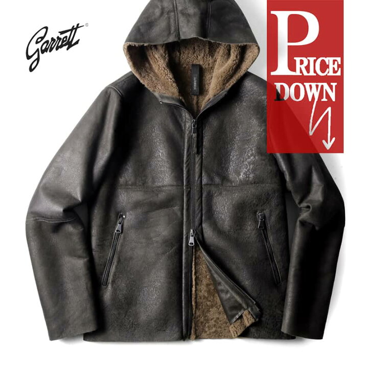 楽天市場】GARRETT / ギャレット｜ヴィンテージ加工シアリングムートン  