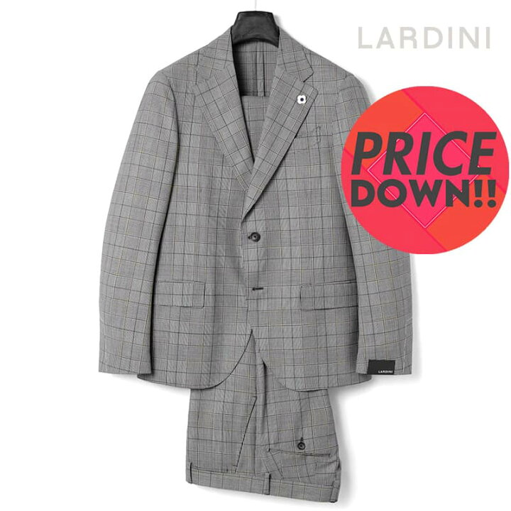 楽天市場】LARDINI / ラルディーニ｜サマーウールグレンチェック柄2B 