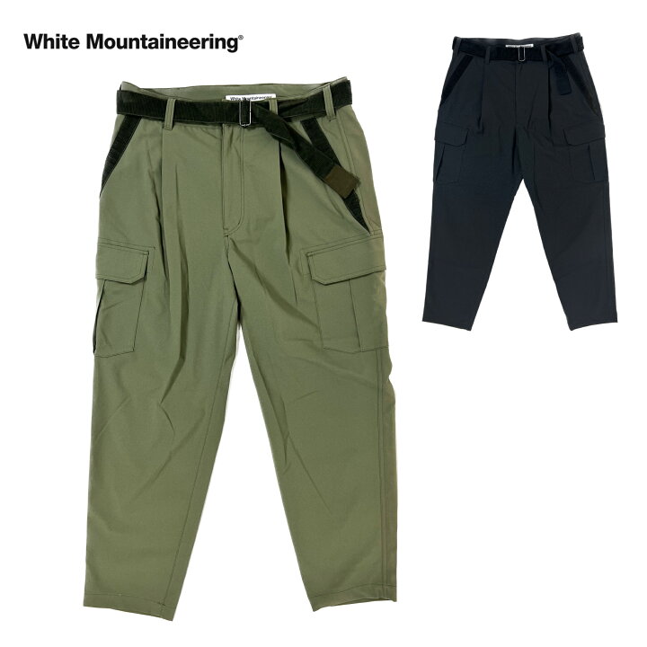 楽天市場】White Mountaineering / TECH BELTED CARGO PANTS ホワイト 