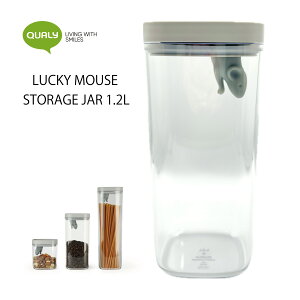 QUALY / LUCKY MOUSE STORAGE JAR 1.2L NI[ bL[}EX Xg[W W[ 1.2L