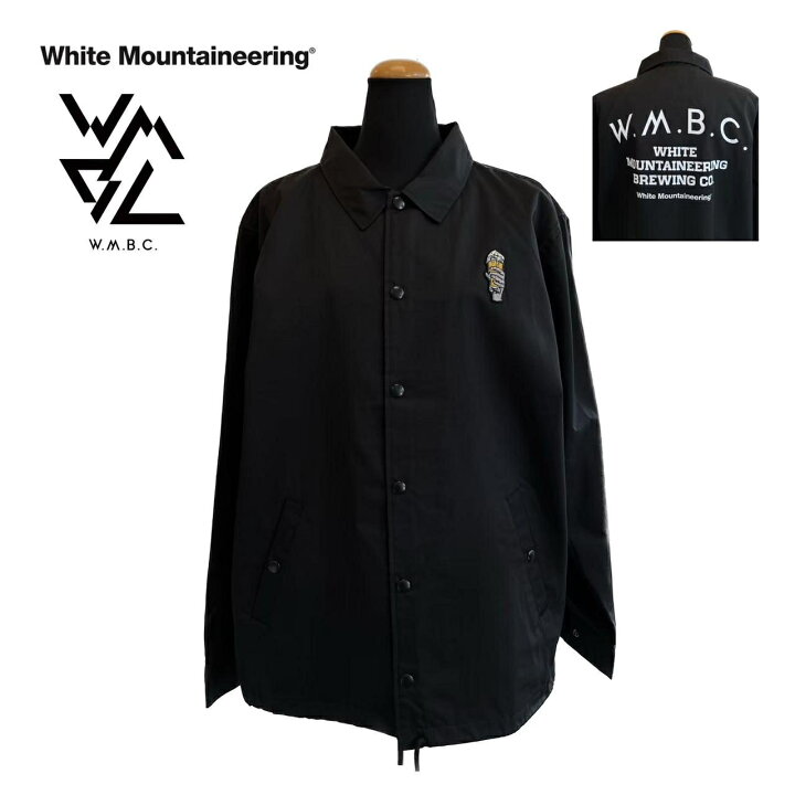 楽天市場】White Mountaineering / BEERCOACH JACKET ホワイト 