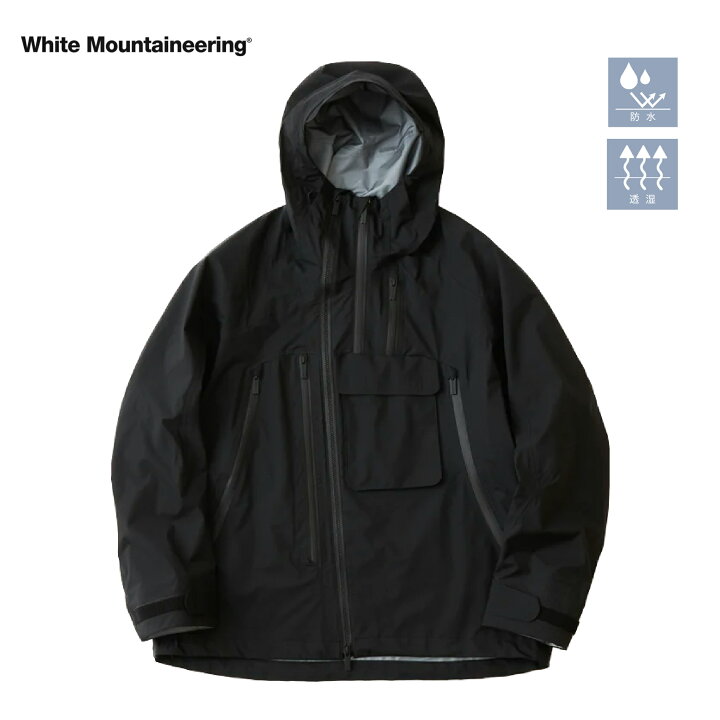 楽天市場】White Mountaineering / GORE-TEX 30D ASYMMETRY JACKET  