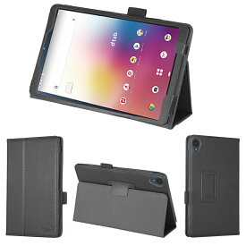 wisers タッチペン・フィルム付 タブレットケース ドコモ docomo dtab Compact d-42A 専用 ケース カバー 8.0インチ タブレット [2020 2021年 新型] 全7色 ブラック・ダークブルー・スカイブルー・ピンク・オレンジ・ブラウン・ゴールド