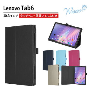yN[|p10OFFI 10/27 9:59܂Łzwisers yEیtBt ^ubgP[X Lenovo Tab6 Softbank \tgoN A101LV [2021N V^] 10.3C` ^ubg p P[X Jo[ S5F u