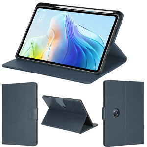 wisers OPPO Pad 2 専用タブレットケース 11.6インチ 対応 ( 保護フィルム 付き / スタンドタイプ ) タブレットカバー 2023 2024 年 新型 全4色 ブラック・ダークブルー・ピンク・スカイブルー
