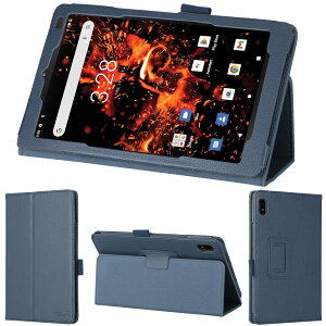 wisers Orbic TAB8 4G ORB8L1TB-RW/JP ��p�^�u���b�g�P�[�X 8�C���` �Ή� ( �ی�t�B���� �t�� / �X�^���h�^�C�v ) �^�u���b�g�J�o�[ 2023�N �V�^ �S2�F �u���b�N �_�[�N�u���[