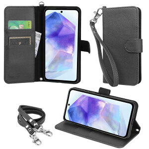 wisers Galaxy A55 5G SC-53E SCG27 �P�[�X �蒠�^ �X�}�z�P�[�X �Ή� ( �J�[�h�z���_�[ / �X�^���h�@�\�t�� ) �X�g���b�v 2��t�� ( �n���h�X�g���b�v / �l�b�N�X�g���b�v ) 2024�N �V�^ �S4�F �u���b�N�E