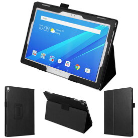 [PR] 【タッチペン・フィルム付】 wisers Lenovo Tab 4 10 Plus ZA2M0085JP 専用 [2017 2018 年] 10.1インチ タブレット ケース カバー 全8色 ブラック・ホワイト・ダークブルー・スカイブルー・ピンク・ライトピンク・オレンジ・ゴールド