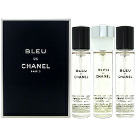 【25日P10・最大1,000円offクーポン】シャネル CHANEL ブルードゥシャネル プールオム EDT SP 20ml×3本セット【リフィル】【送料無料】【あす楽対応_14時まで】【香水 ギフト メンズ】【人気 ブランド ギフト 誕生日 プレゼント】