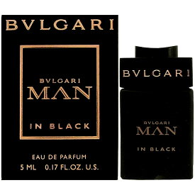 【最大P2倍・最大1000円offクーポン】ブルガリ BVLGARI マン イン ブラック EDP BT 5ml【ミニ香水 ミニボトル】お試し【当日発送_お休み中】【香水 ギフト メンズ】【人気 ブランド ギフト 誕生日 プレゼント】