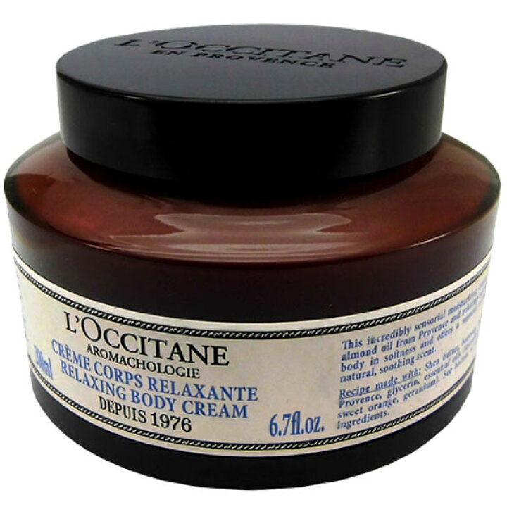 楽天市場 ロクシタン リラクシング ボディクリーム 0ml あす楽対応 14時まで 香水 ギフト メンズ レディース 香水 人気 ブランド ギフト 誕生日 プレゼント 父の日 ギフト 香水フレグランスparfum De Earth