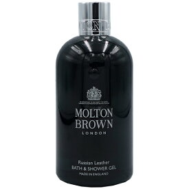 【20日P10・最大1,000円offクーポン】モルトンブラウン MOLTON BROWN ロシアンレザー バス＆シャワージェル 300ml RUSSIAN LEATHER BATH&SHOWER GEL【あす楽対応_お休み中】【人気 ブランド ギフト 誕生日 プレゼント】