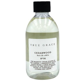 【25日P10・最大1,000円offクーポン】トゥルーグレイス TRUE GRACE ルームディフューザー NO.96 シダーウッド リフィル 250ml 詰め替え用 VILLAGE CEDARWOOD【あす楽対応_14時まで】【人気 ブランド ギフト 誕生日 プレゼント】