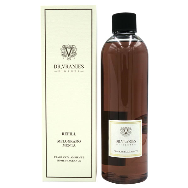 ドットール ヴラニエス DR. VRANJES リードディフューザーリフィル (詰替え用) ザクロ ミント（MELOGRANO MENTA） 500ml