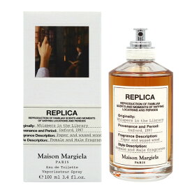 【P2倍・最大1000円offクーポン】メゾンマルジェラ Maison Margiela レプリカ ウィスパー イン ザ ライブラリー EDT SP 100ml【訳あり・テスター・未使用品】【送料無料】【当日発送_お休み中】【香水 メンズ レディース】