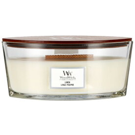 【最大P2倍・最大1000円offクーポン】ウッドウィック WoodWick ハースウィック (L) リネン アロマキャンドル【当日発送_お休み中】