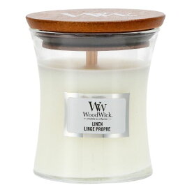 【最大P2倍・最大1000円offクーポン】ウッドウィック WoodWick ジャー (S) リネン アロマキャンドル【当日発送_お休み中】