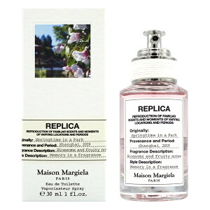 メゾン マルジェラ Maison Margiela レプリカ スプリングタイム イン ア パーク EDT SP 30ml【送料無料】【当日発送_14時まで】【香水 メンズ レディース】【最大1000円offクーポン】
