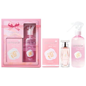 サムライ SAMOURAI サムライウーマン ホワイトローズ コフレセット 25A（EDP40ml＋ファブリックミスト300ml）【当日発送_14時まで】【香水 レディース】