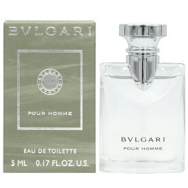 【P2倍・最大1000円offクーポン】ブルガリ BVLGARI ブルガリプールオム EDT BT 5ml【ミニ香水 ミニボトル】【当日発送_お休み中】【香水 メンズ レディース】【人気 ブランド ギフト 誕生日 プレゼント】