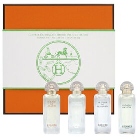 【最大P2倍・最大1000円offクーポン】エルメス HERMES 庭園シリーズ ミニチュアセット S 7.5ml×4 (ラグーナの庭 + シテールの庭 + ナイルの庭 + 李氏の庭)【ミニ香水 ミニボトル】お試し【当日発送_お休み中】【香水 メンズ レディース】