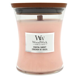 【18日P2倍・最大1000円offクーポン】ウッドウィック WoodWick ジャー (M) コースタルサンセット アロマキャンドル【当日発送_14時まで】