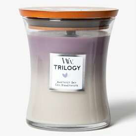 【最大P2倍・最大1000円offクーポン】ウッドウィック WoodWick トリロジー ジャー (M) アメジストスカイ【当日発送_お休み中】