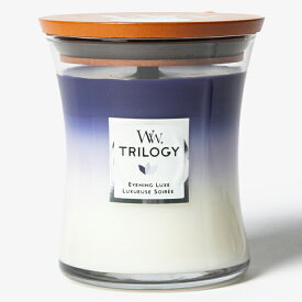 【最大P2倍・最大1000円offクーポン】ウッドウィック WoodWick トリロジー ジャー (M) イブニング リュクス【当日発送_お休み中】