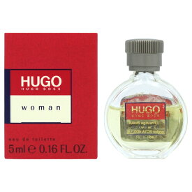 【最大P7倍+3倍・最大1500円OFFクーポン】 ヒューゴ ボス HUGO BOSS ヒューゴ ウーマン EDT BT 5ml【訳あり・難あり・未使用品】お試し【ミニ香水 ミニボトル】【当日発送_お休み中】【香水 レディース】