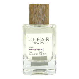 【24日P2・最大1,000円offクーポン】クリーン CLEAN リザーブ スキン EDP SP 100ml【訳あり・テスター・未使用品】RESERVE SKIN【送料無料】【あす楽対応_14時まで】【香水 メンズ レディース】