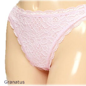 送料無料 【Granatus】花総レース Tバック Mサイズ Lサイズ レディース 女性用 フルバック メール便