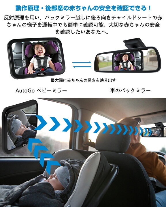 楽天市場】＼最高150円OFF☆P2倍！／ベビーミラー 車用 