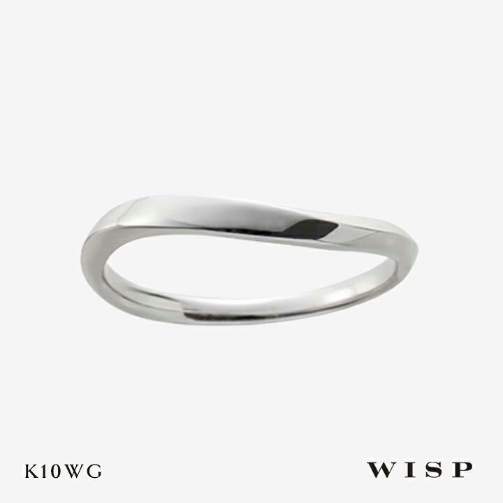 楽天市場】ペアリング 結婚指輪 リング シンプル ウェーブ K10 10金 
