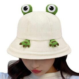 【送料無料】カエルの帽子 女性のための軽量バケット ハット -