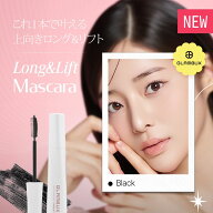 【NEW】 GLAMBUX マスカラ ロング＆リフト [ブラック] ウォータープルーフ ハンドメイド 3WAYコーム 極細…