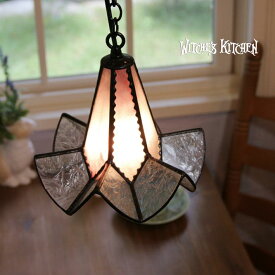 ペンダントライト かわいい シーリングライト ステンドグラス ランプ 照明 ペンダントランプ おしゃれ 天井照明 店舗照明 リビングライト LED対応 ピンク Witche's Kitchen 【 Majoly Snow Heart マジョリー スノーハート 】