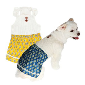 【送料無料！アウトレット65％OFF/春夏 犬服 犬 服 春夏 夏服 ワンピース おしゃれ かわいい レース 涼しい】サマーワンピプロバンス犬と生活 L.W.D. l.w.d.